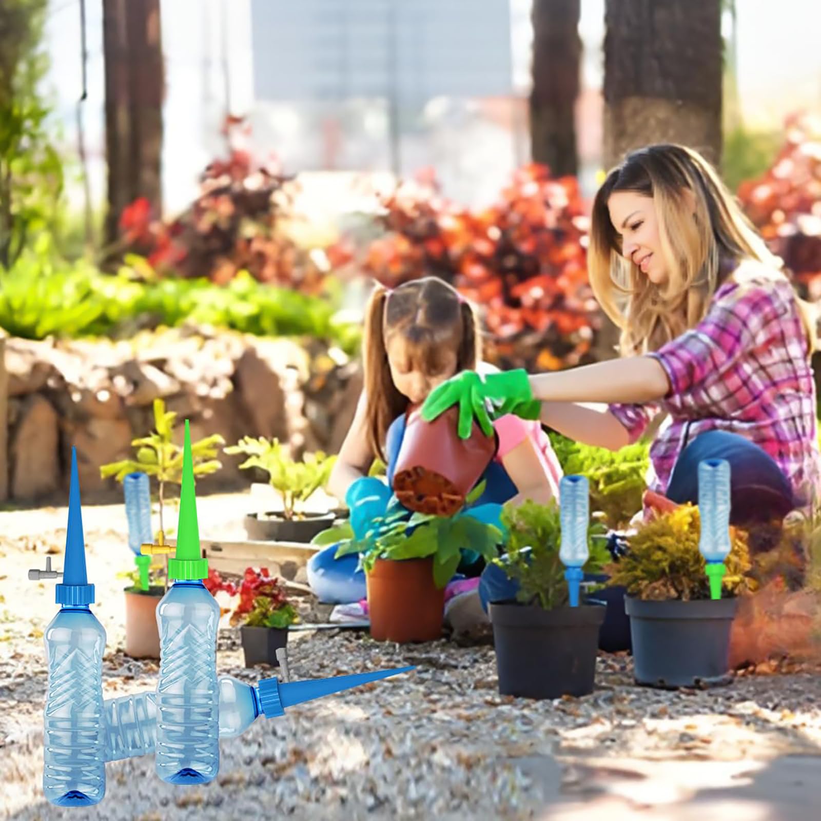 Wonglea indoor/outdoor system supports vacation watering and care.