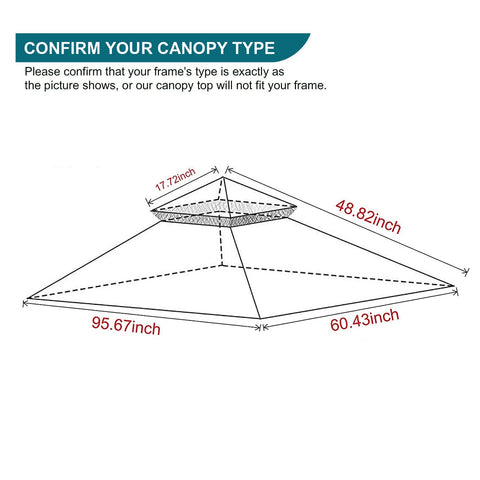 Wonwon double-layer canopy ventilates smoke and enhances wind stability.