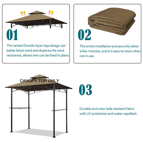 Wonwon durable materials provide flexible, frame-friendly canopy performance.