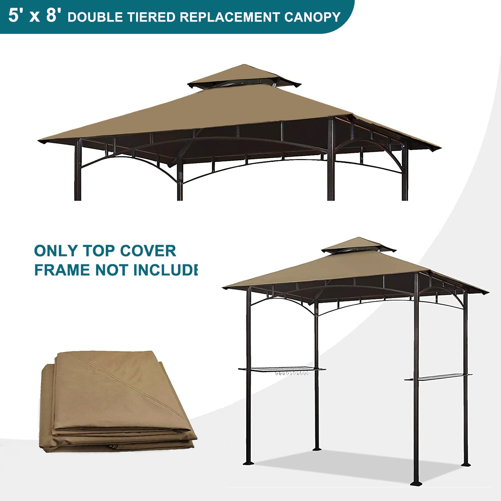 Wonwon pocket design helps quick, precise alignment with the gazebo frame.