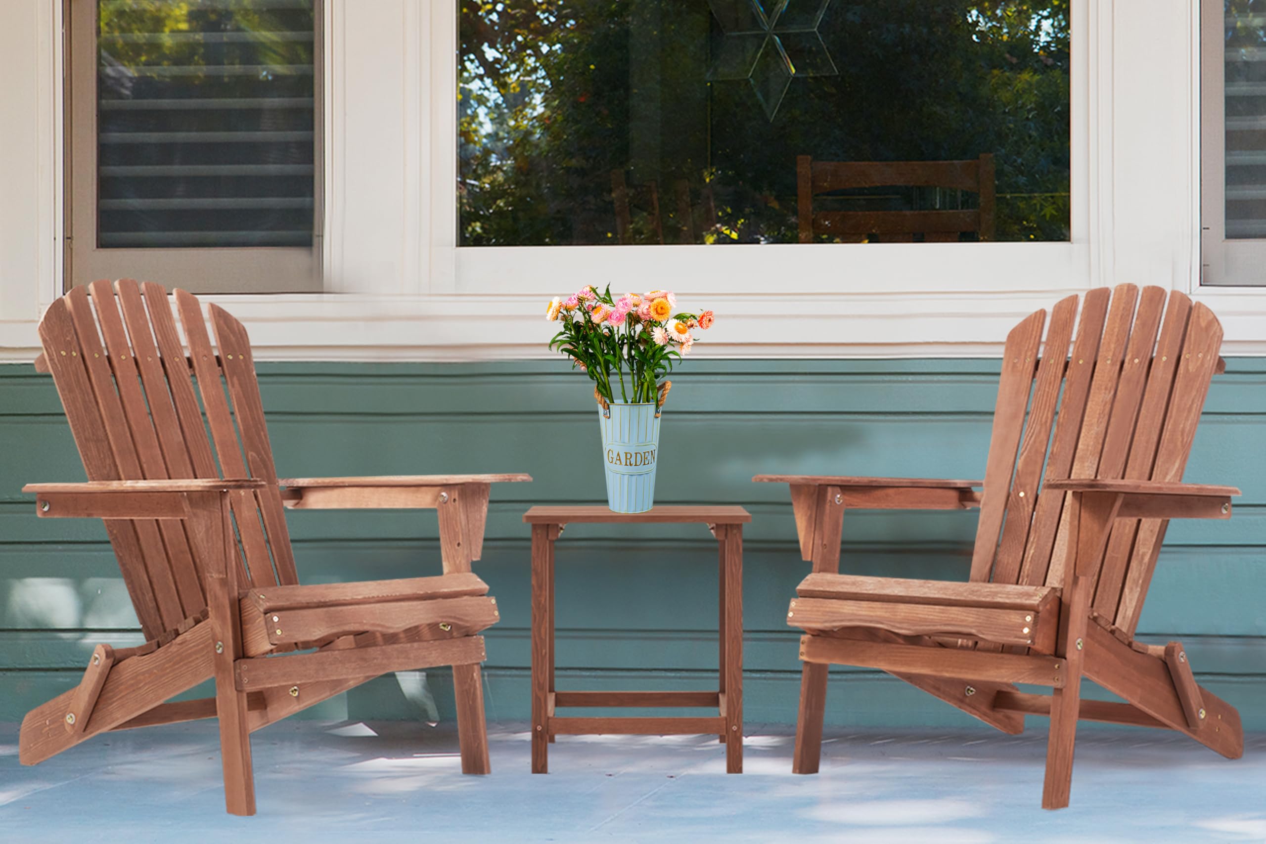 Wood-Natrl sturdy 220 lbs capacity supports adults comfortably.
