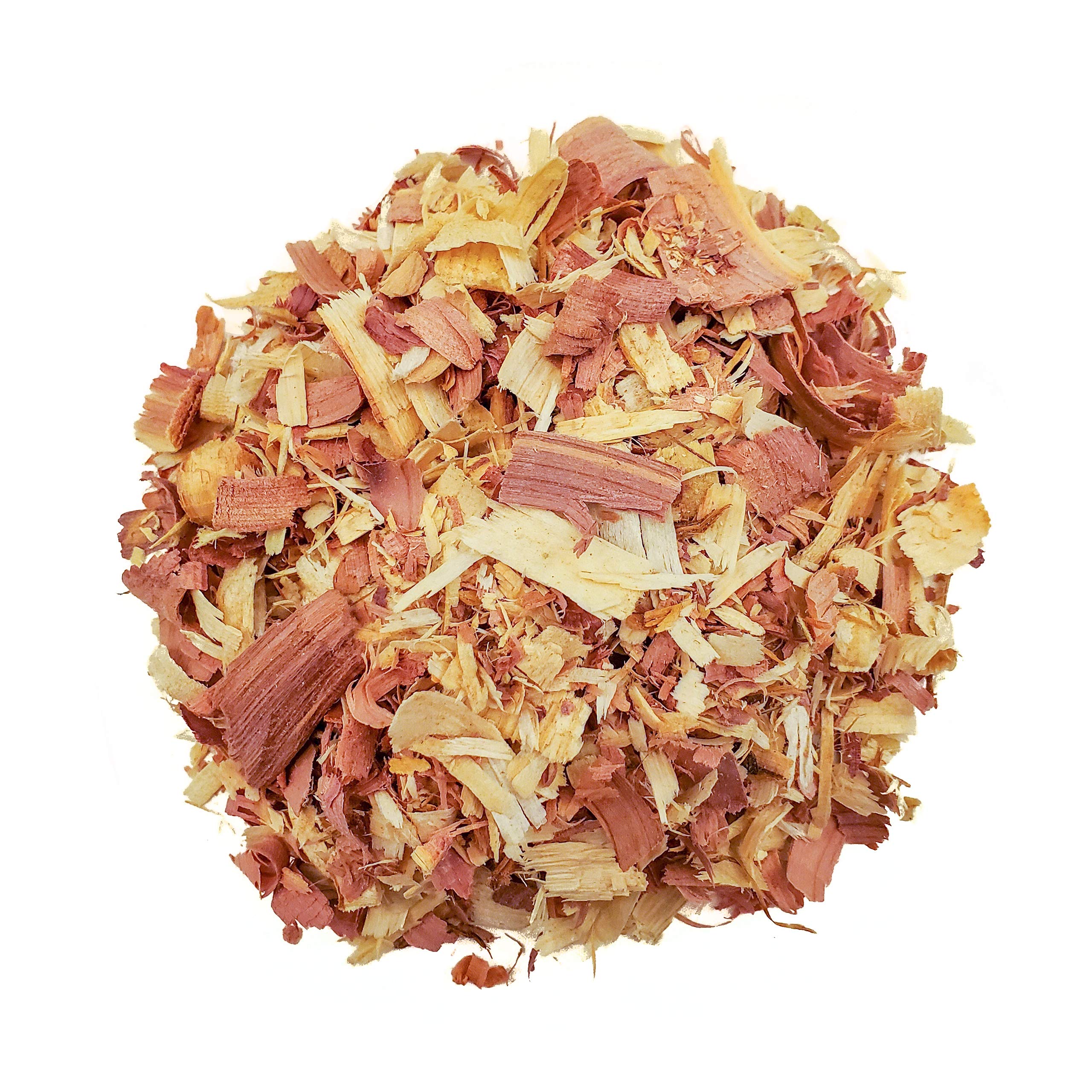 Close-up of cedar aroma releasing from Wood Smith USA shavings