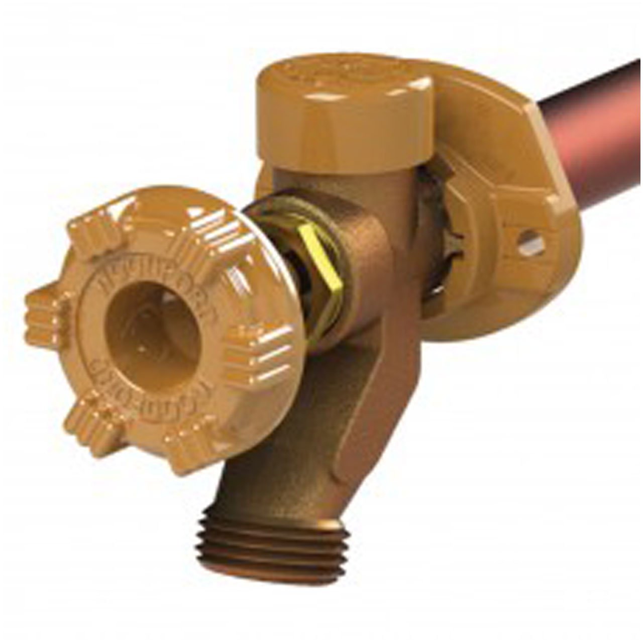 Woodford 17CP-12-MH wall faucet with 12-inch reach for outdoor water access and durability