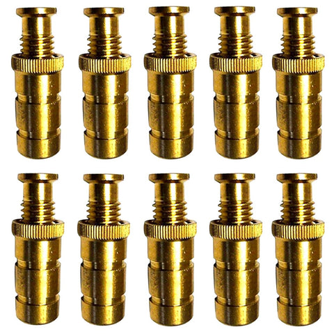Wood Grip brass pool anchor for concrete with secure installation.