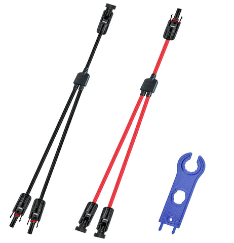 Woodguilin Y solar connector MFF&FMM enables reliable parallel panel wiring