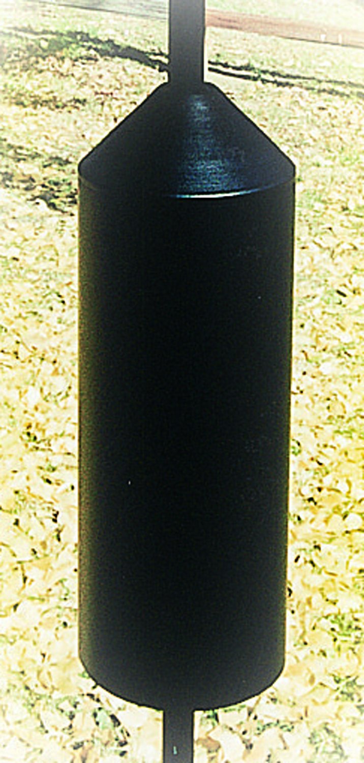 Coupler included for easy pole mounting near bird feeders.