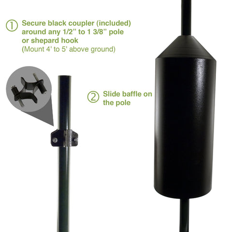 Slide-on design simplifies installation without feeder removal.