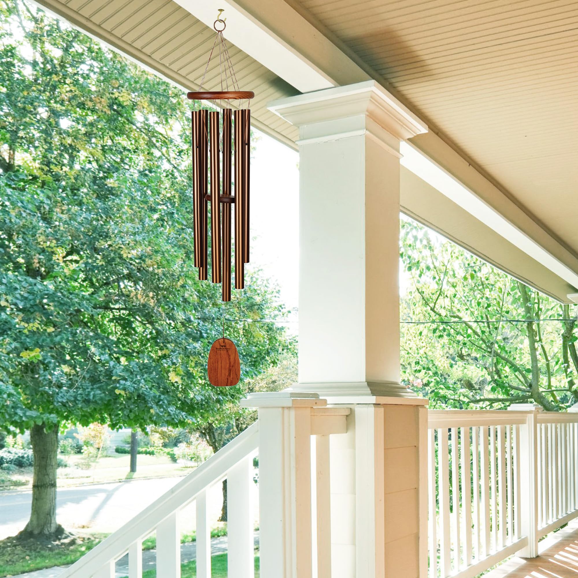 Woodstock Chimes Amazing Grace 40in bronze tubes deliver uplifting garden melodies
