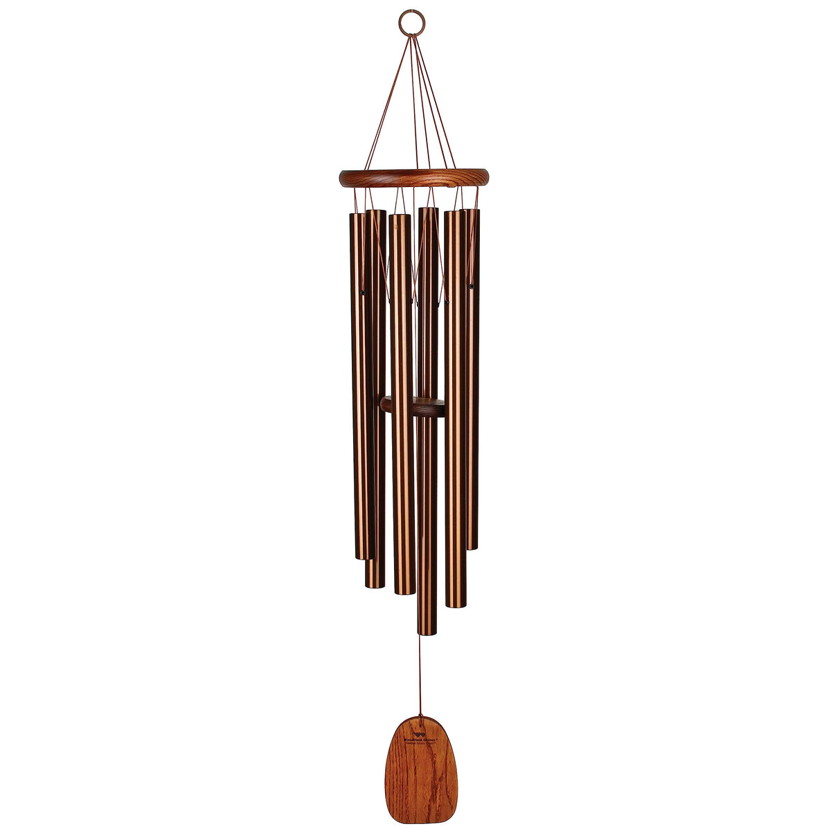 Woodstock Chimes Amazing Grace 40in bronze wind catcher for outdoor ambiance