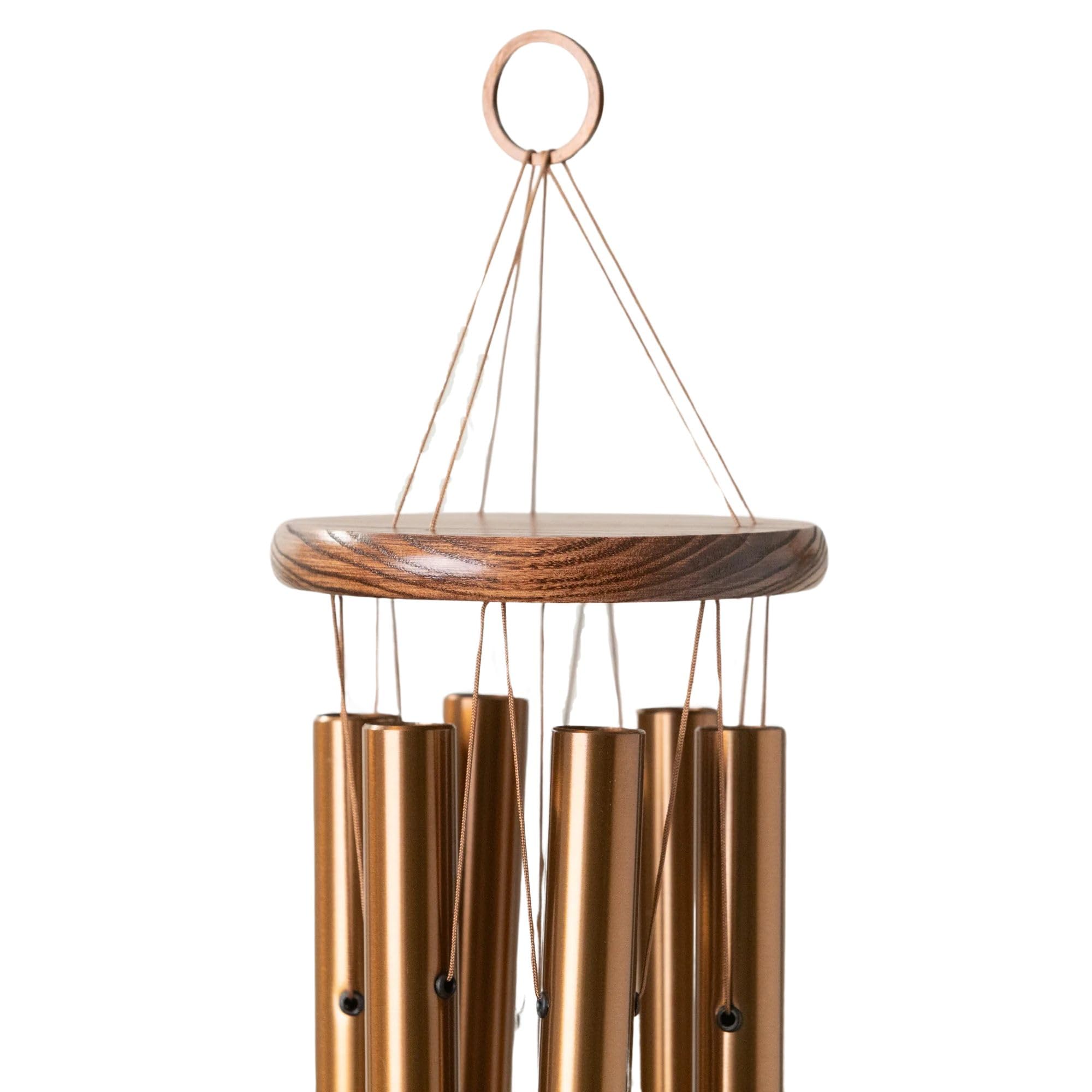 Woodstock Chimes Amazing Grace removable windcatcher allows easy customization.