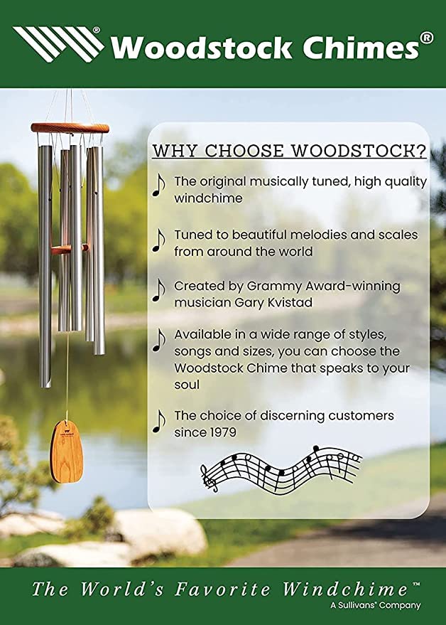 Woodstock Chimes Bronze Large Bells of Paradise a thoughtful gift for garden lovers.