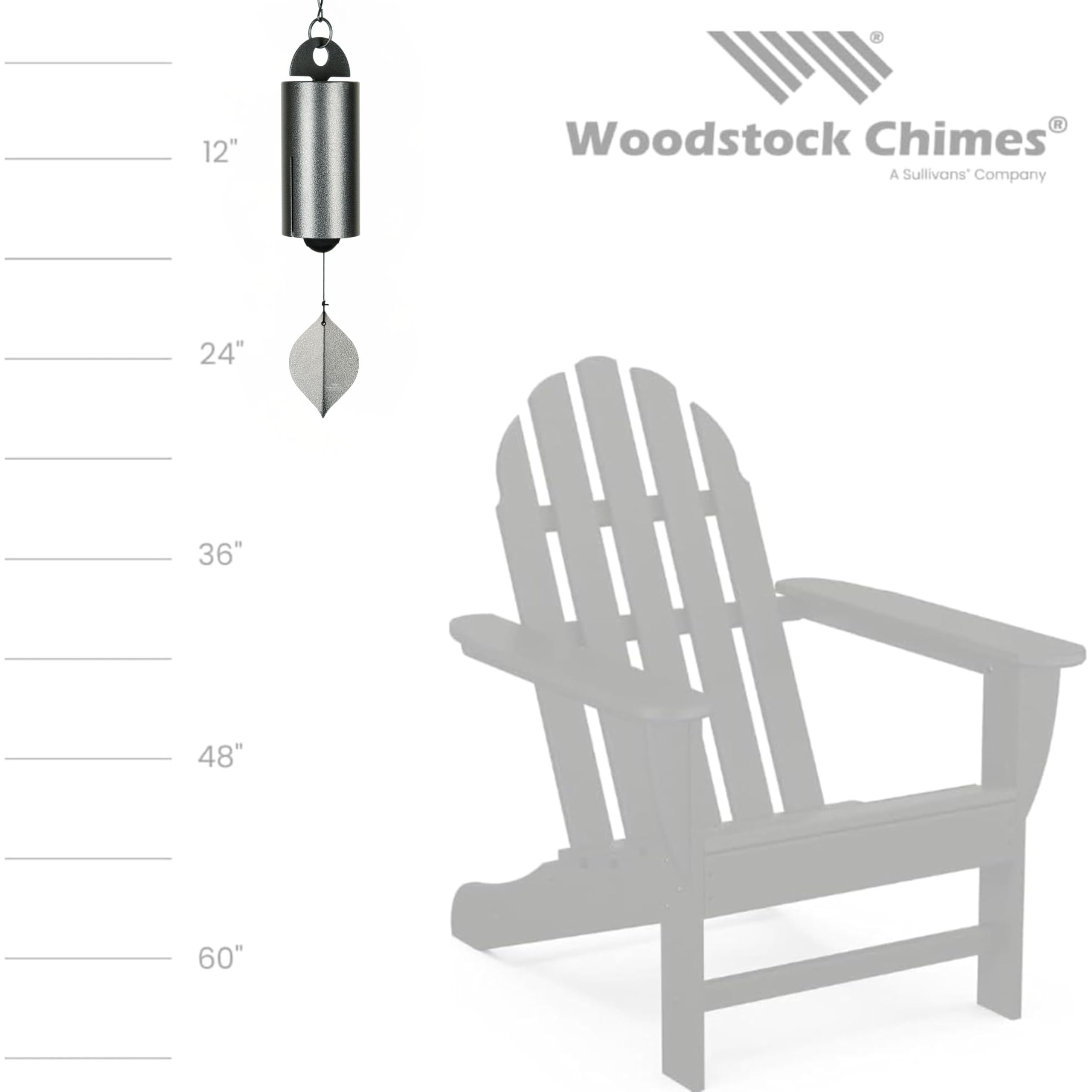 Woodstock Chimes Heroic Windbell inviting garden entry welcome