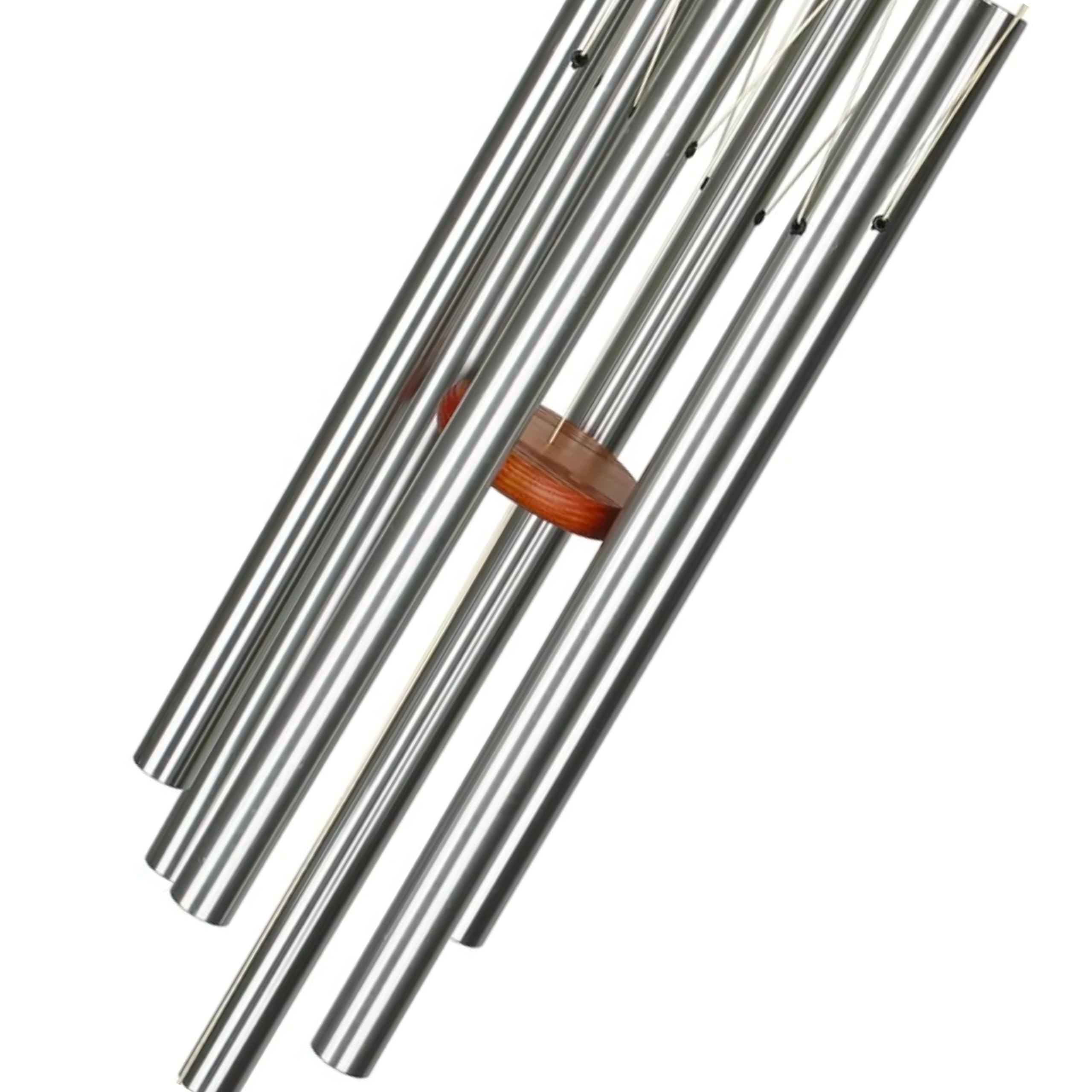 Woodstock Chimes six aluminum tubes deliver resonant Amazing Grace tones.
