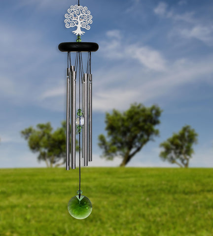 Woodstock Chimes wind catcher enhancing graceful motion.