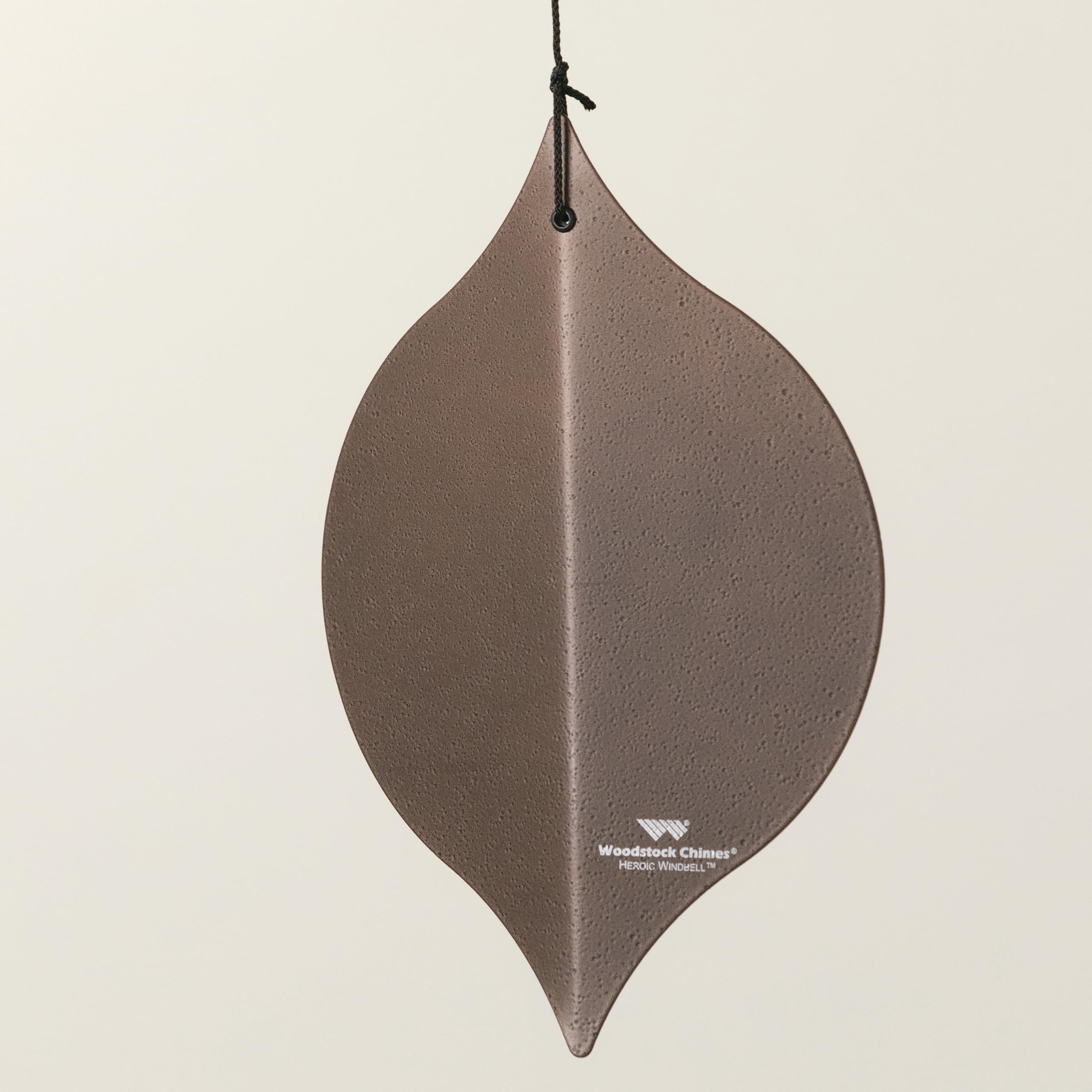 Woodstock Heroic Windbell 6-inch diameter view highlighting bold outdoor presence.