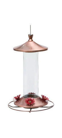 Woodstream Birdscapes bee-guard-equipped feeder helps keep nectar protected from insects.
