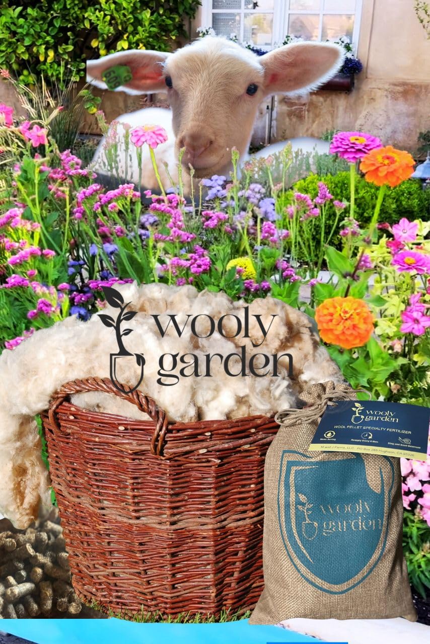 Wooly Garden eco-friendly soil amendment for outdoor and indoor gardening.