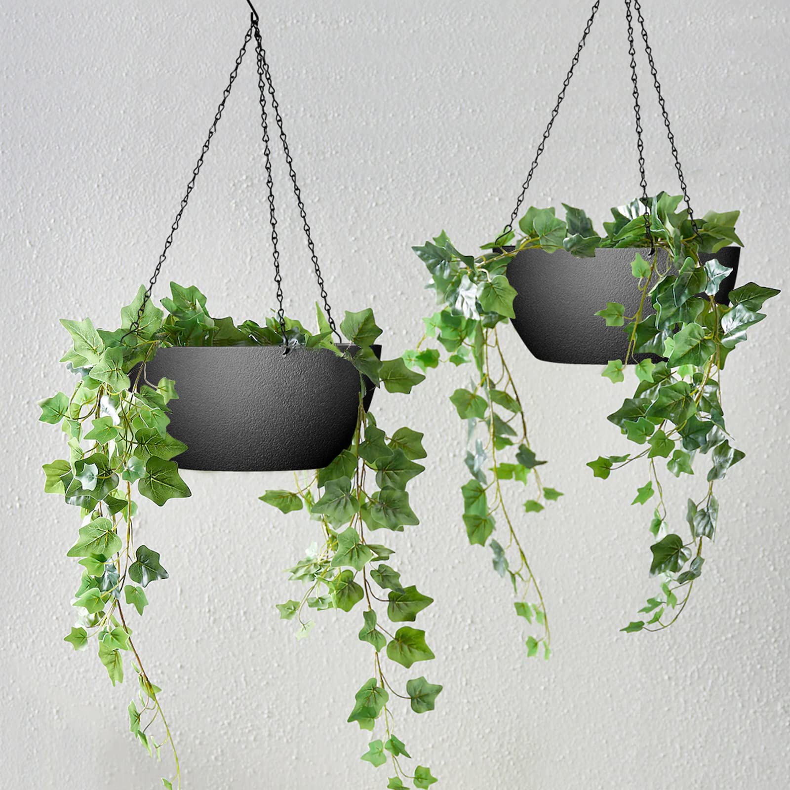 WOUSIWER planter close-up shows drainage holes for healthy roots.