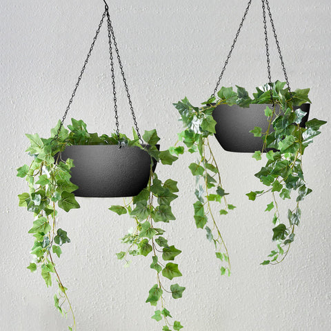 WOUSIWER planter close-up shows drainage holes for healthy roots.