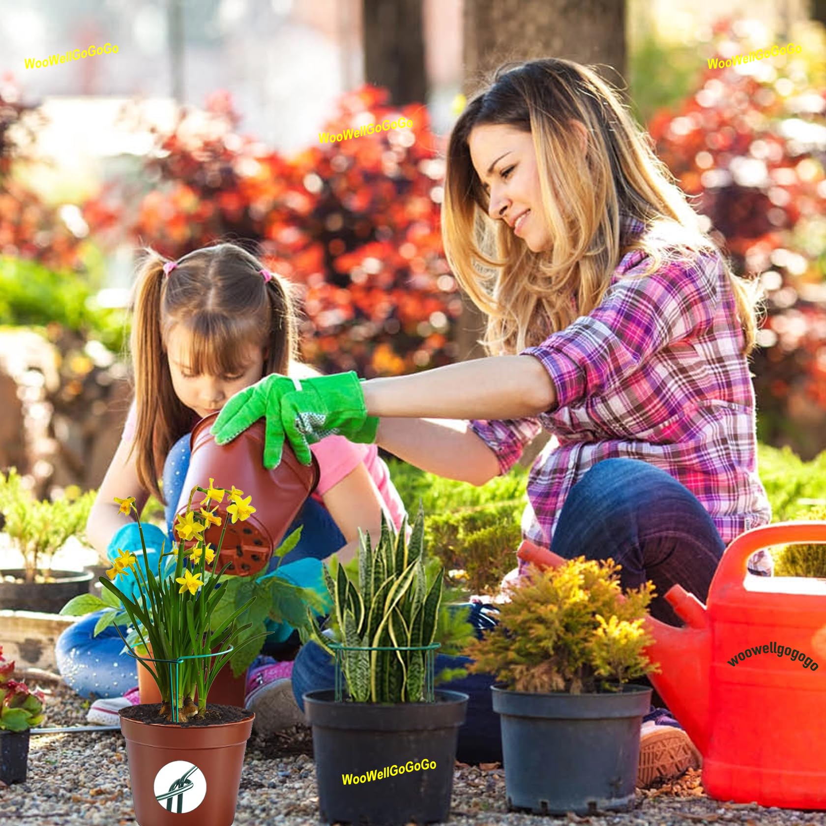 WooWellGoGoGo garden-plant-cages-outdoor offers sturdy, adaptable support for seasonal growth.