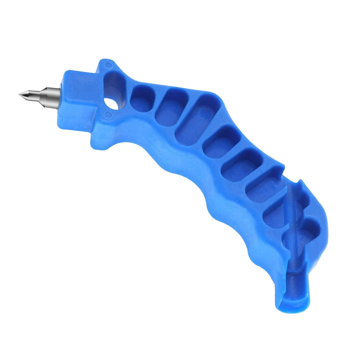 WORAMUK 2-in-1 drip punch tool in use for quick tubing modification.