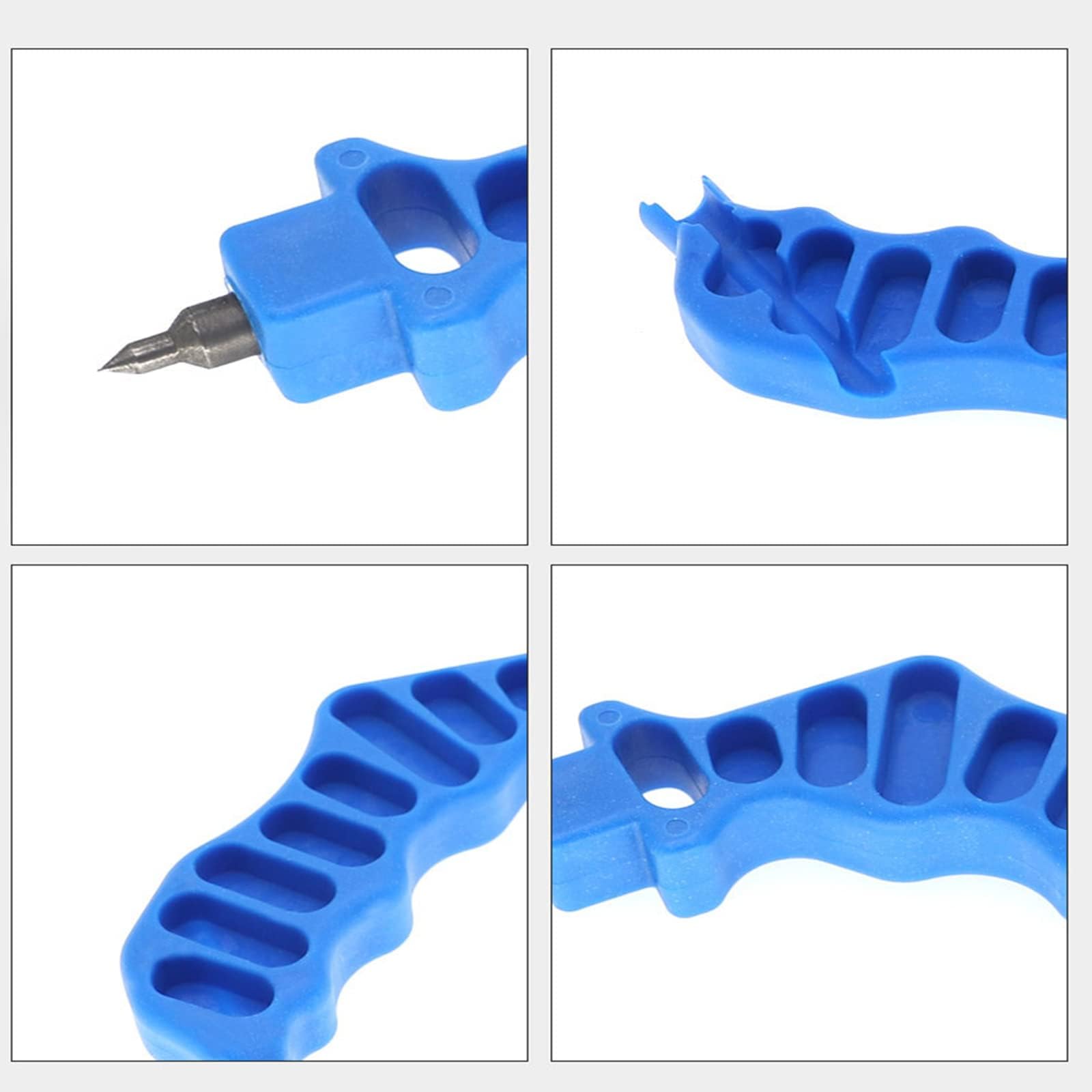 WORAMUK blue and black handle design highlights comfortable grip during use.
