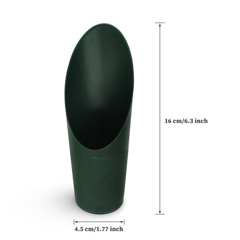 WORAMUK bonsai soil scoop color blue makes seedling relocation clean and controlled.