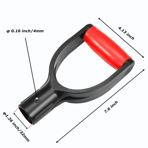 WORAMUK D Grip handle side profile highlights ergonomic grip for comfortable use.