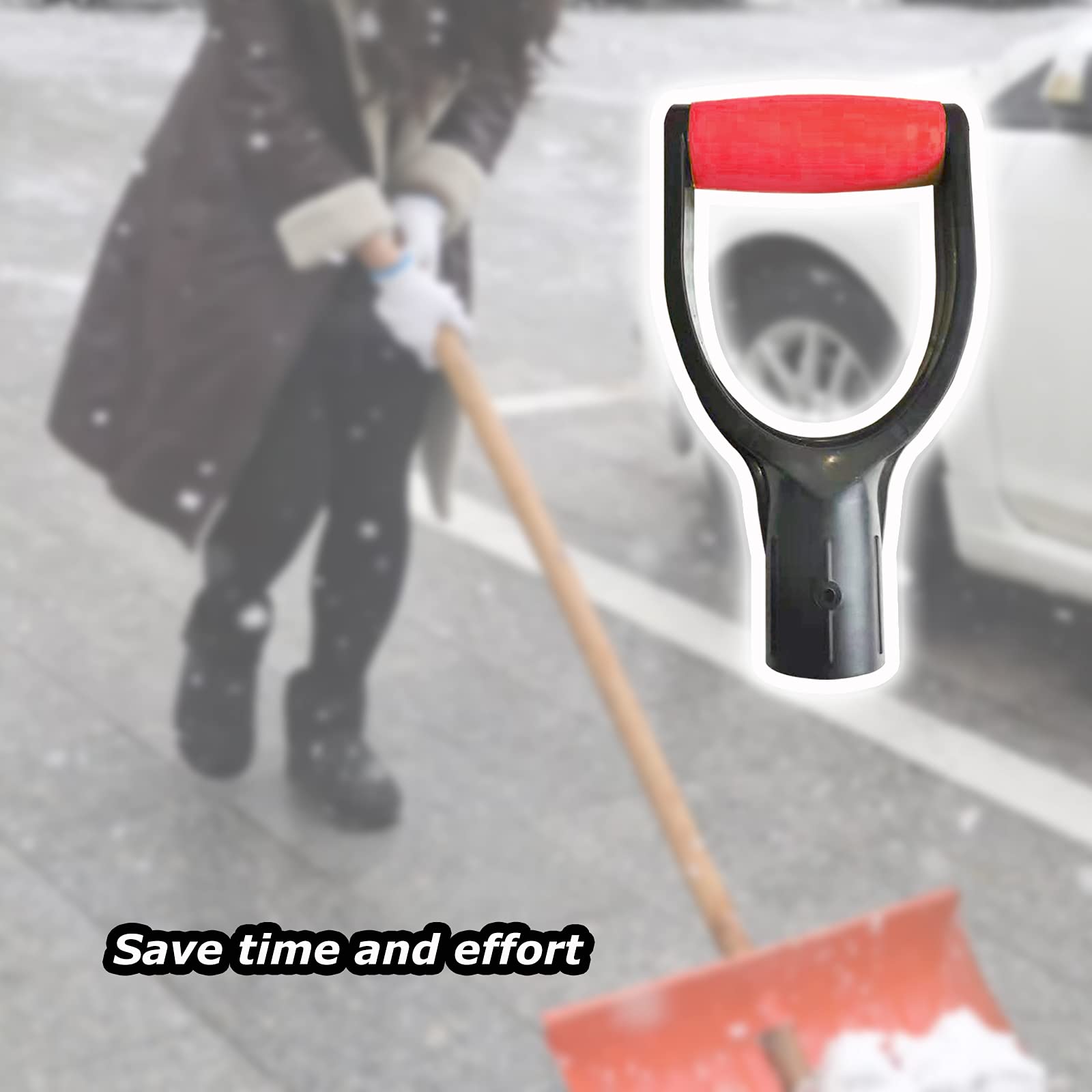 WORAMUK D Grip handle textured surface provides non-slip grip in wet conditions.