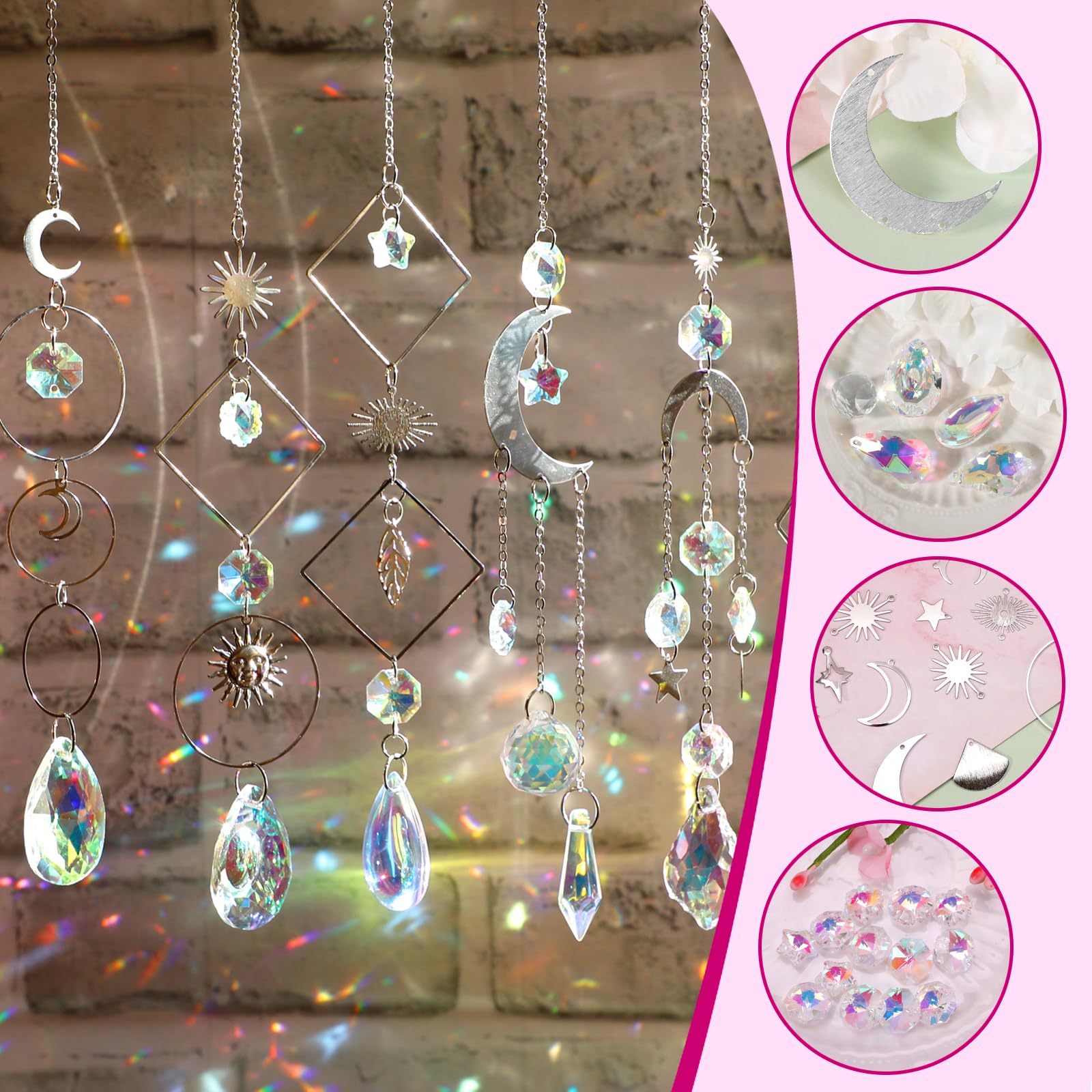 Worgree crystal beads and pendants for vibrant color and light.