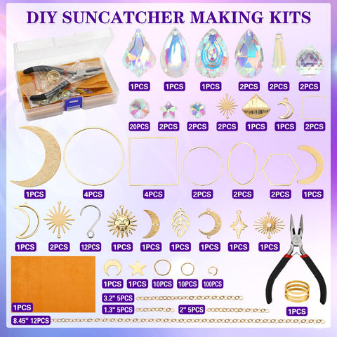 Worgree sun catcher kit instruction guide and storage box for easy crafting.