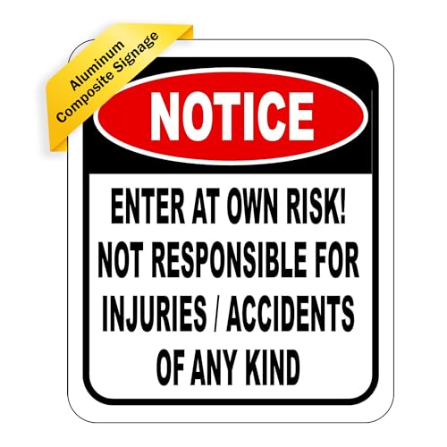 Weather-resistant aluminum composite outdoor sign for durable use