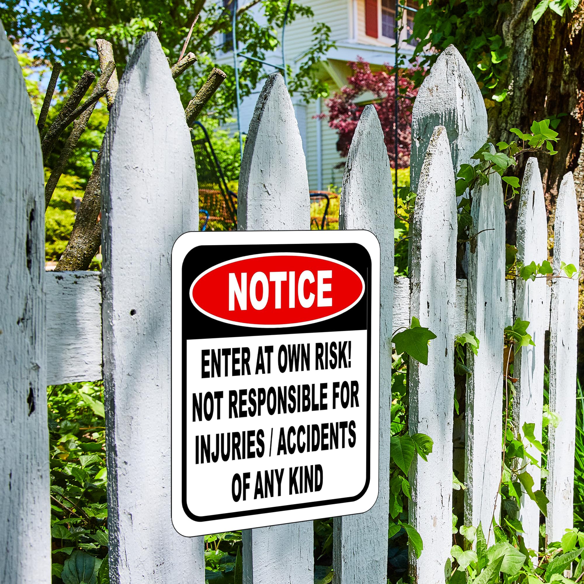 Parking lot safety sign for improved area awareness