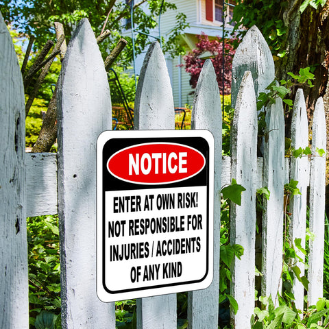 Parking lot safety sign for improved area awareness