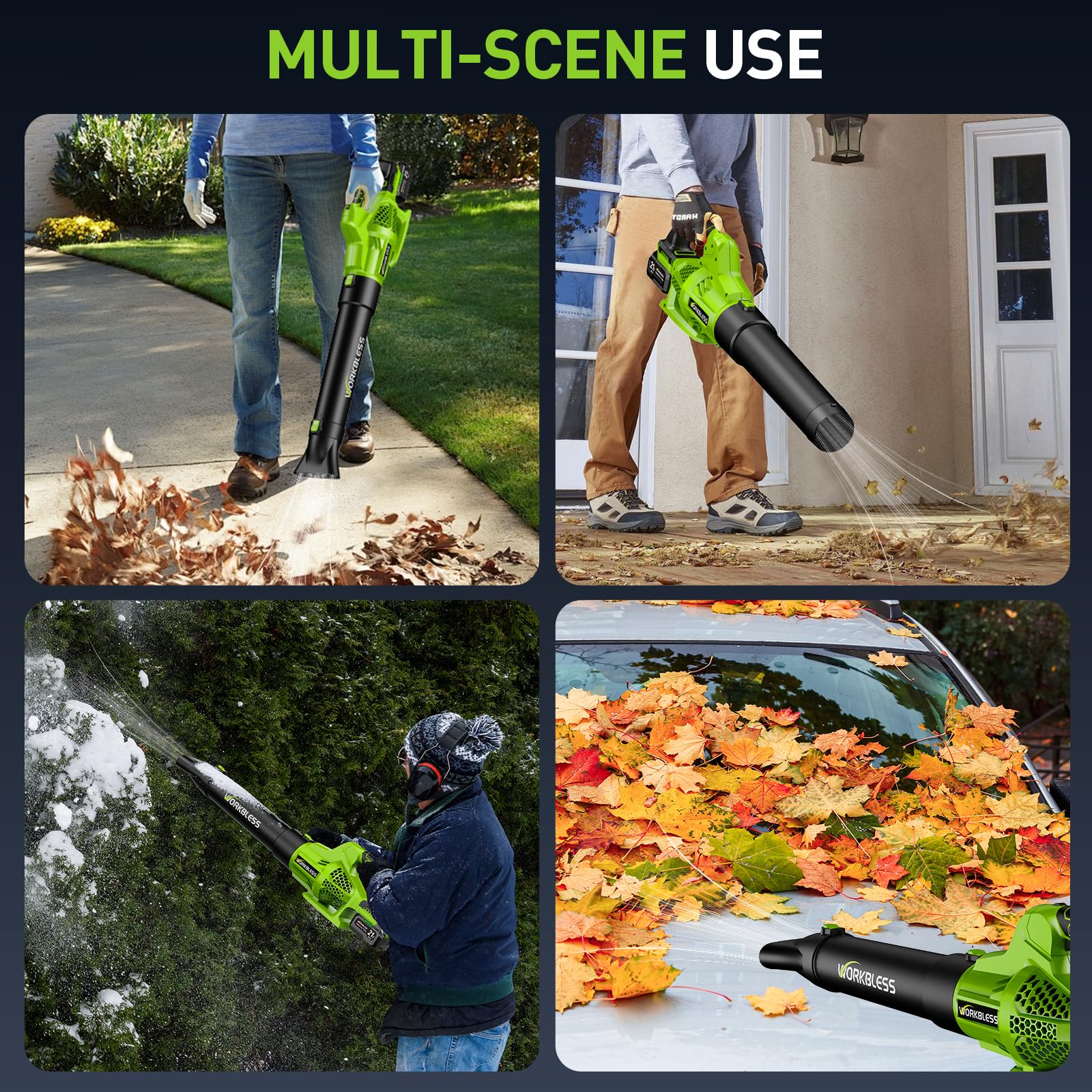 WorkBless compact lightweight design for easy storage and handling.