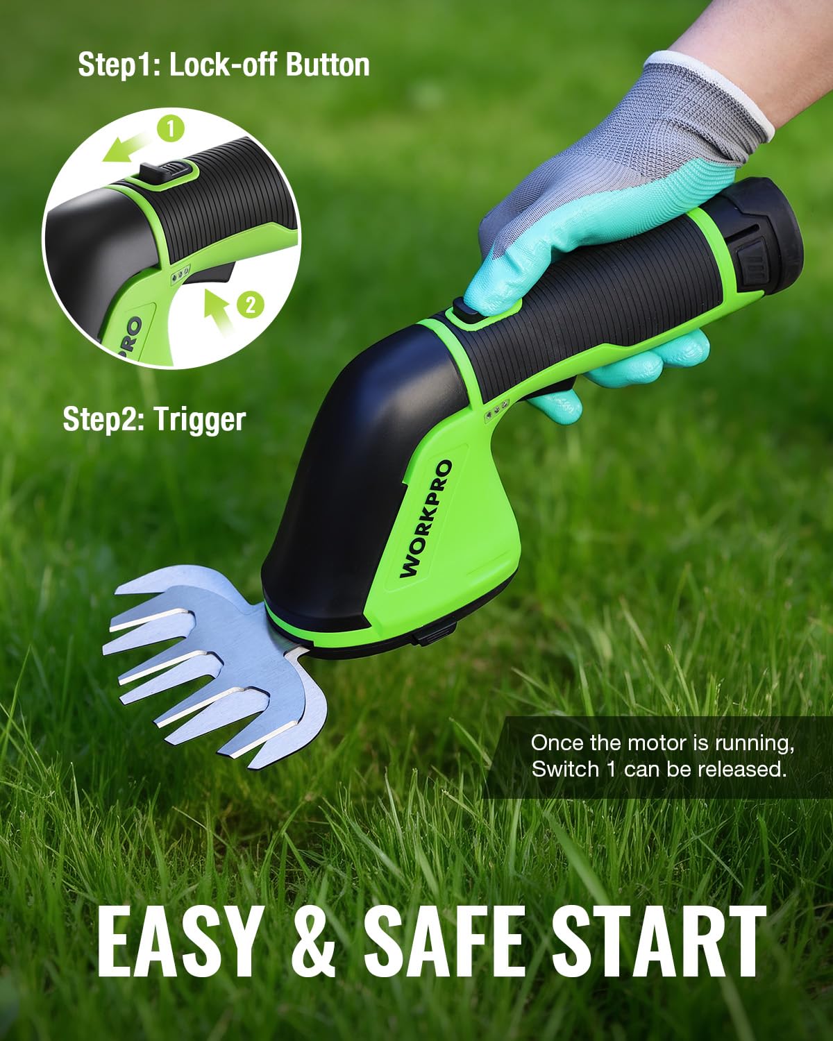 WORKPRO 1-hour fast charger speeds up recharging