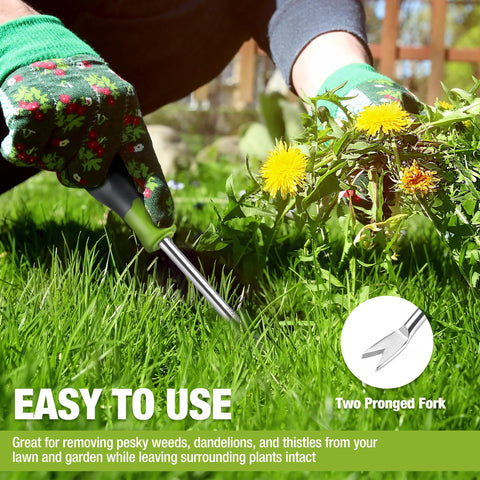 WORKPRO 11.5-inch weeder fits easy storage and quick use.
