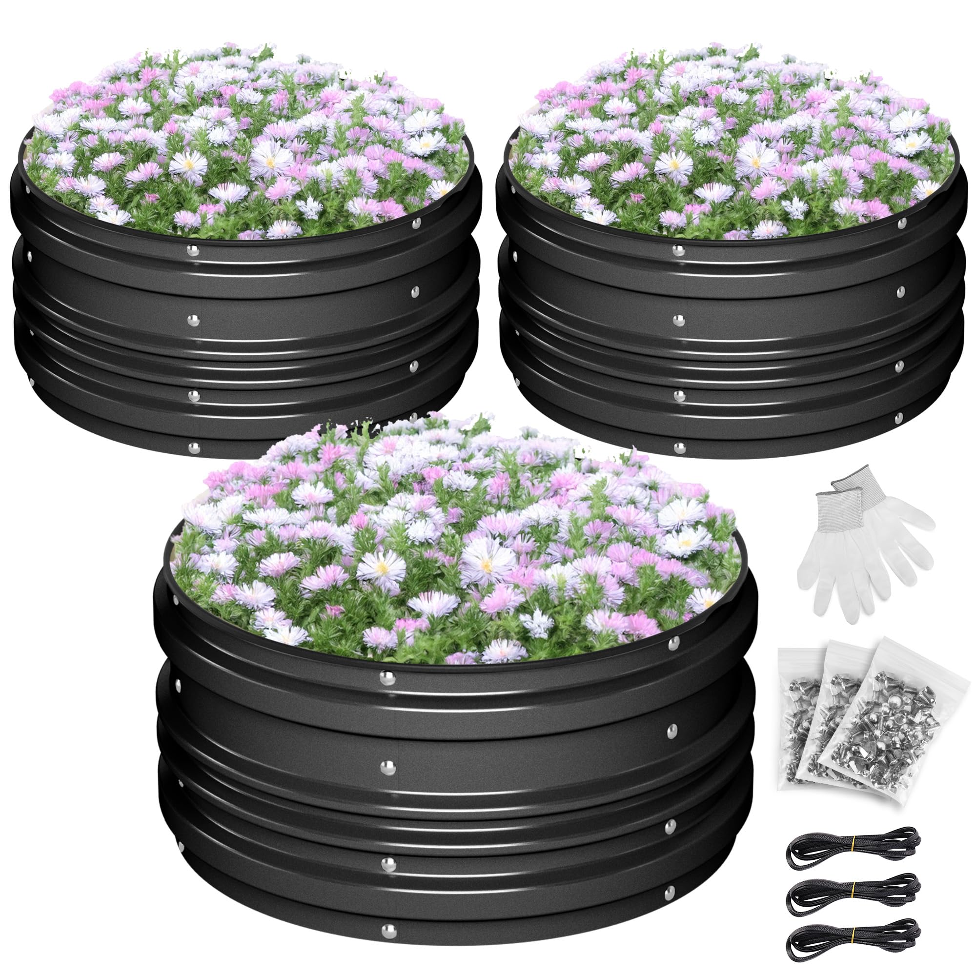 WorkPRO 3-pack raised bed assembly shows quick setup for your backyard garden.