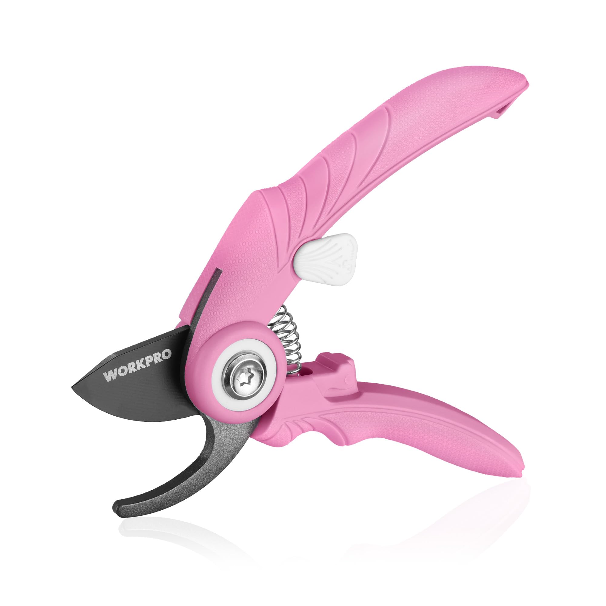 WORKPRO 6-9 inch pruning shears held in hand for precise trimming