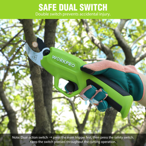 WORKPRO ergonomic handle and compact design for comfortable extended use.