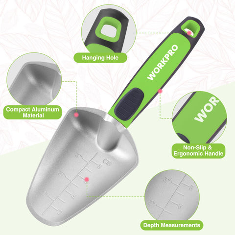 WORKPRO compact aluminum tools offer lighter handling and less fatigue.