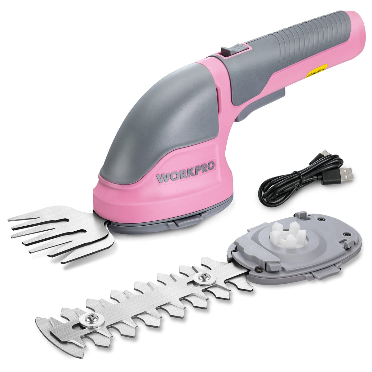 WORKPRO cordless grass shear 2in1 in action for precise edging