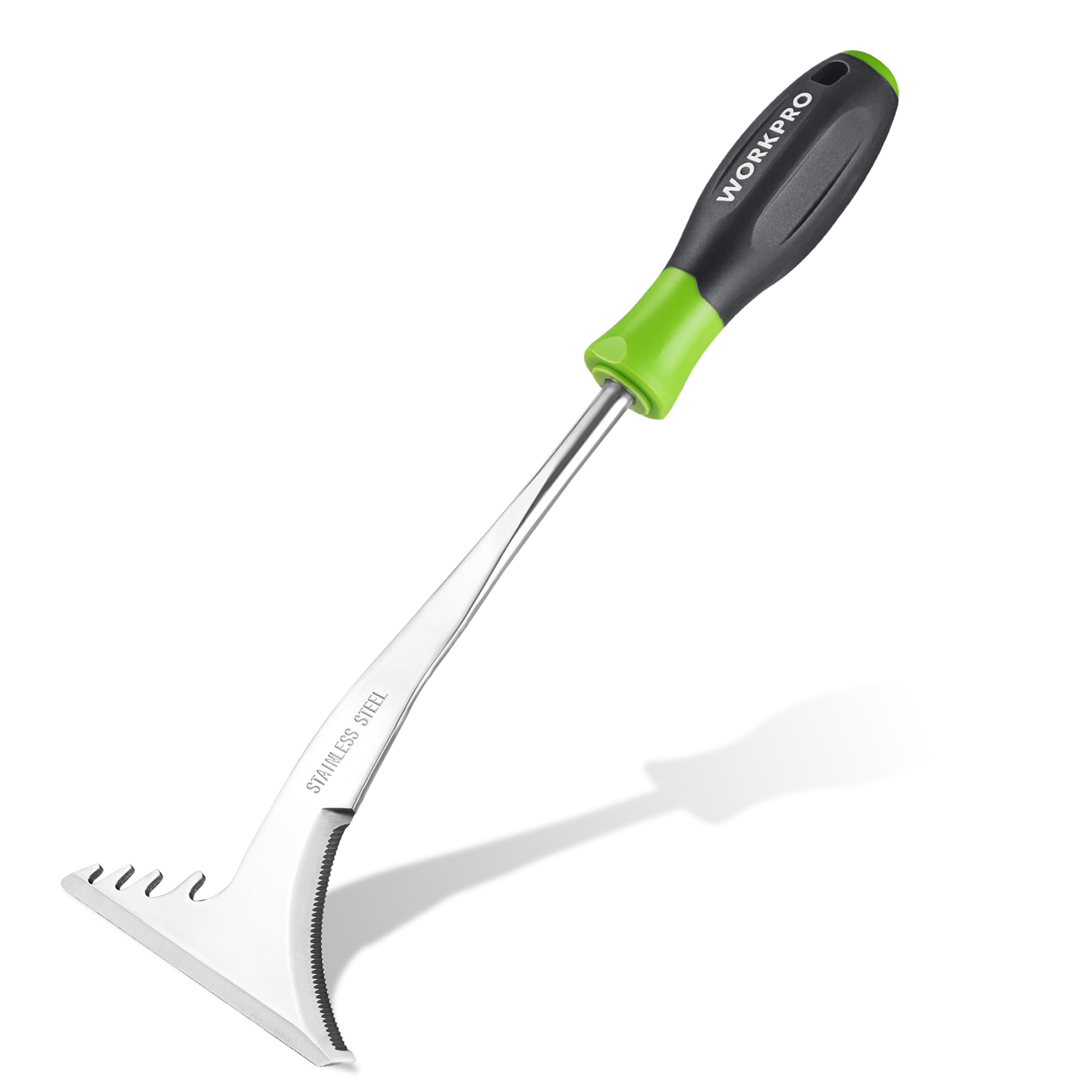 WORKPRO Crack Weeder with l-shaped blade removes weeds from cracks