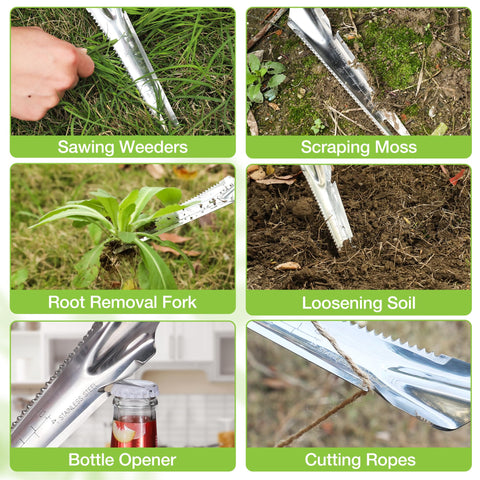 WORKPRO cutting notch for opening lines, twine, or plant ties.