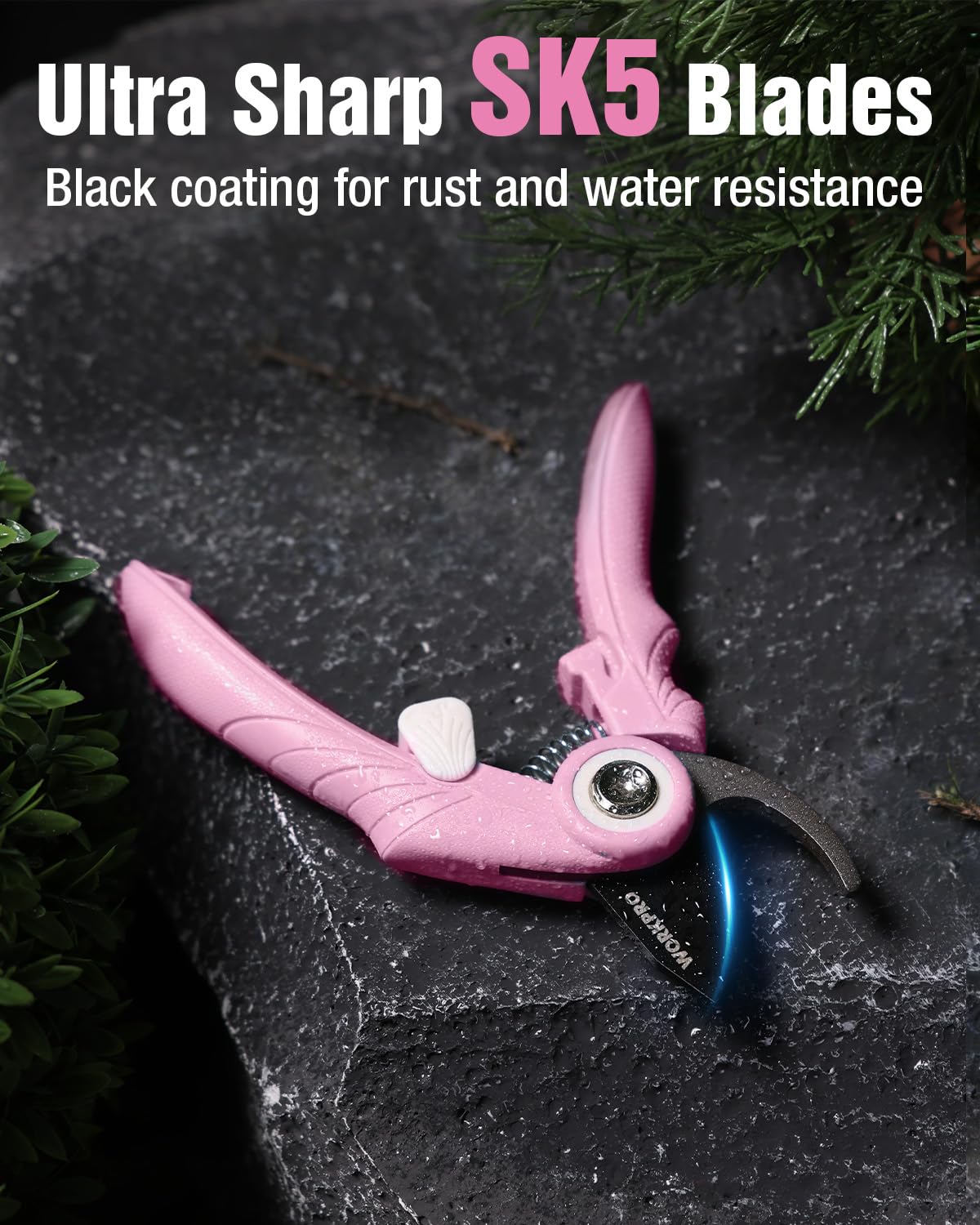 WORKPRO ergonomic non-slip handle for comfortable use