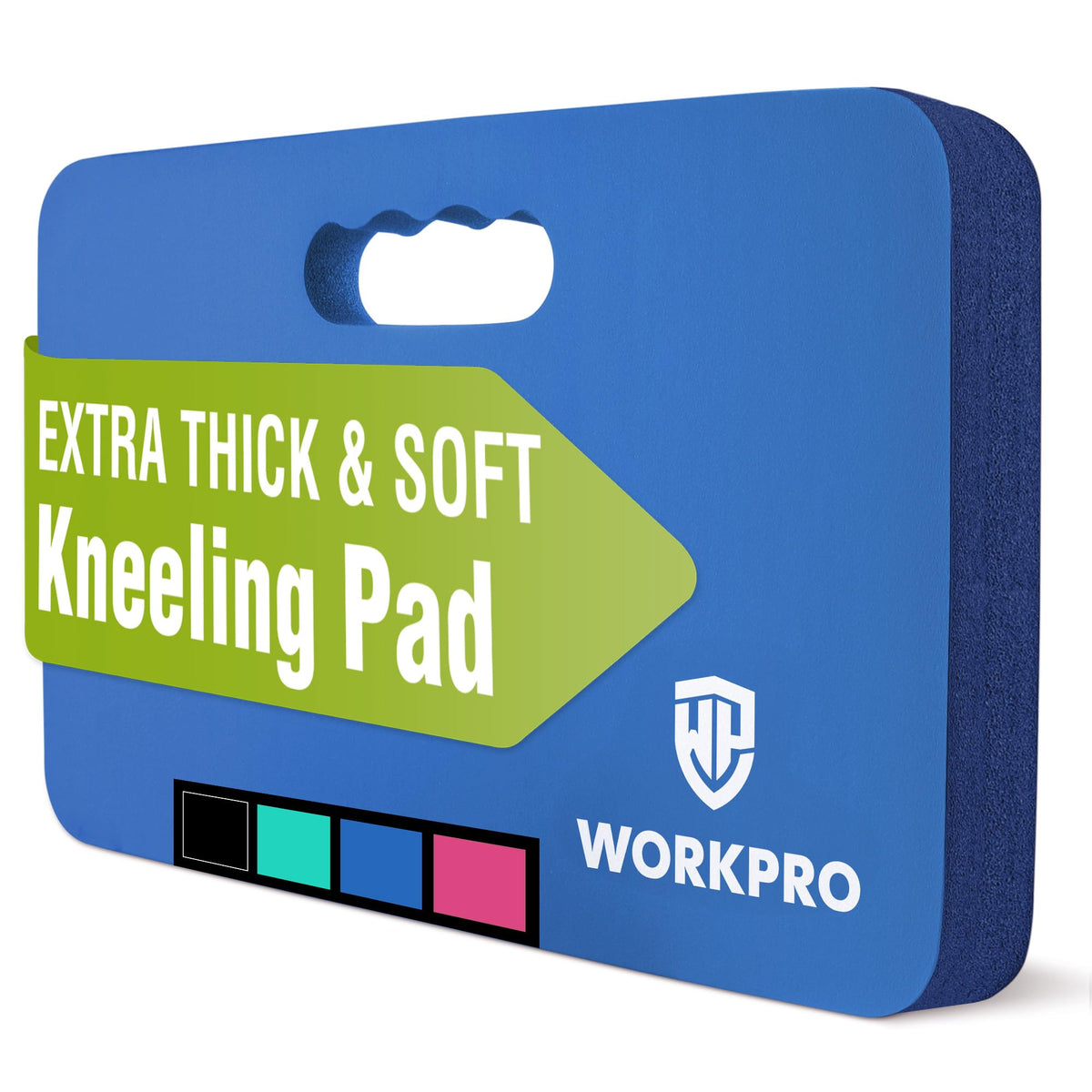 WORKPRO kneeling pad close-up showing thick foam for knee comfort