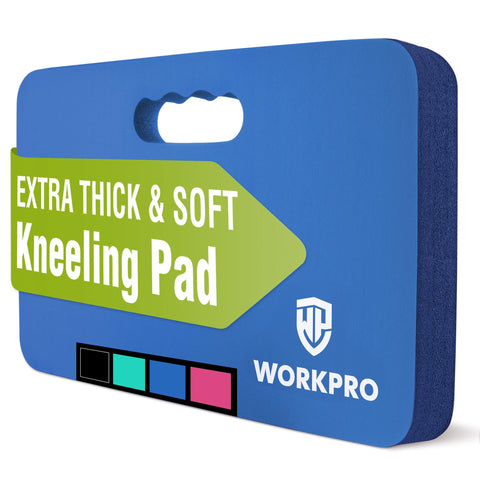 WORKPRO kneeling pad close-up showing thick foam for knee comfort