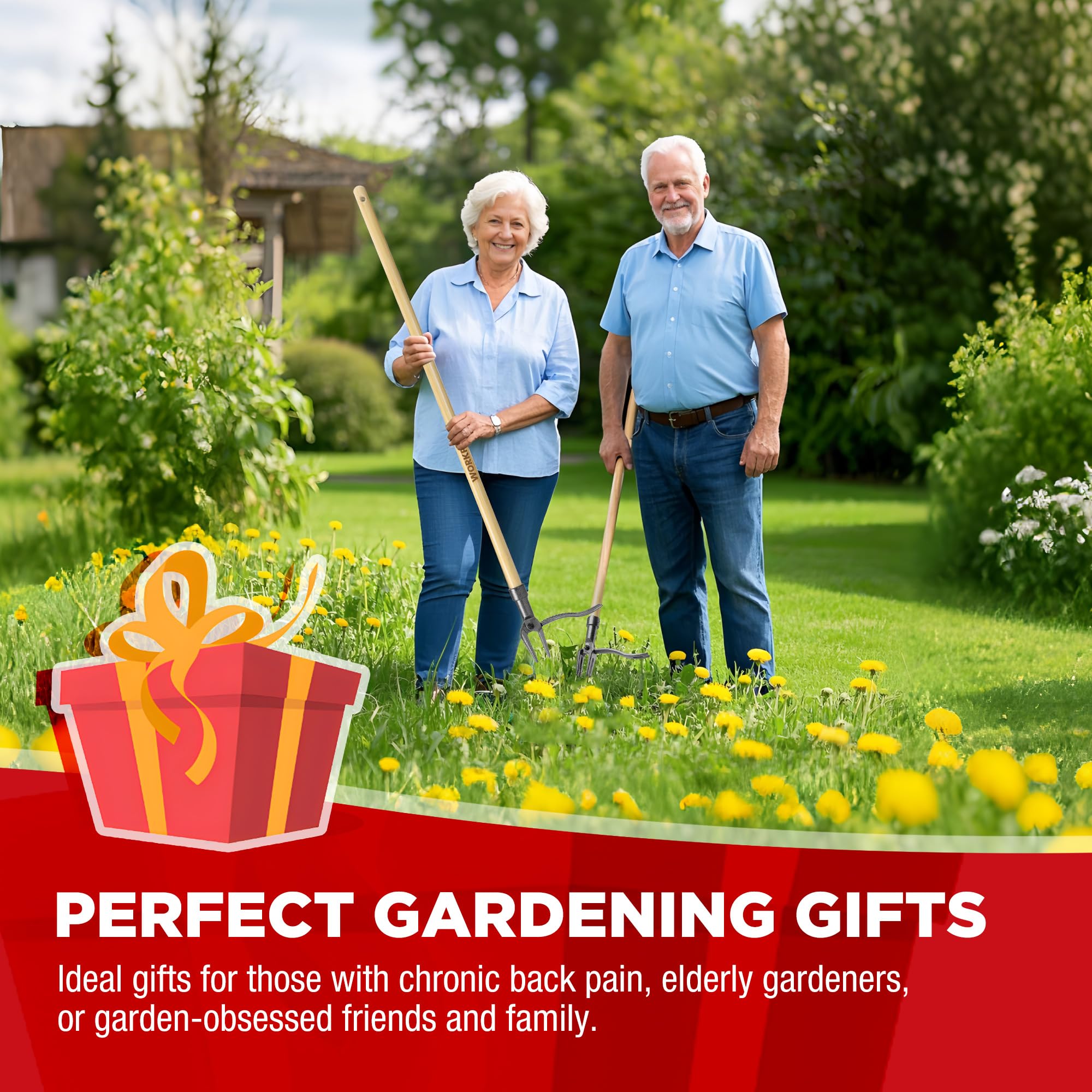 WORKPRO tool helps keep front yards and beds weed-free.