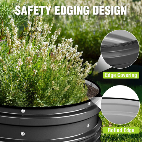 WorkPRO galvanized steel finish resists rust for durable outdoor use.