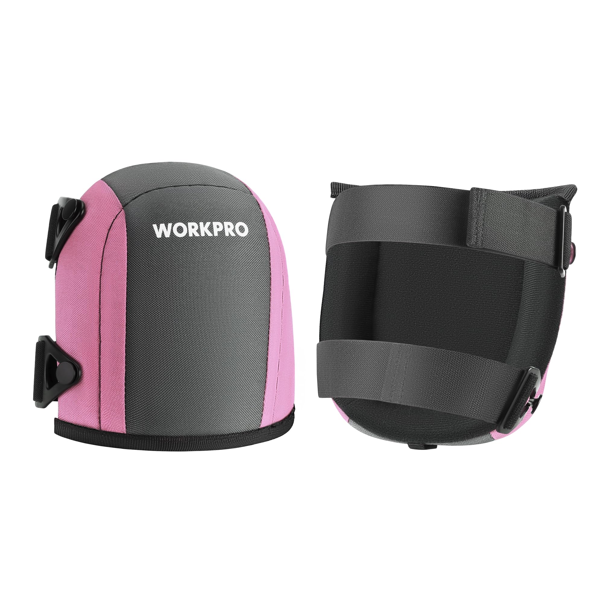 WORKPRO garden knee pads worn on knee provide comfortable gardening.